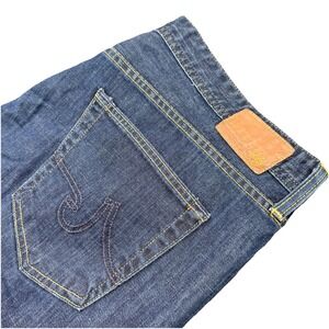 AG Adriano Goldschmied Jeans Men's 40x34 The Protege Straight Leg Blue Denim USA